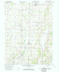 Whitewater Indiana Historical topographic map, 1:24000 scale, 7.5 X 7.5 Minute, Year 1960