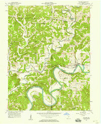 Williams Indiana Historical topographic map, 1:24000 scale, 7.5 X 7.5 Minute, Year 1957