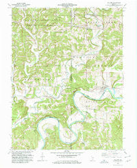 Williams Indiana Historical topographic map, 1:24000 scale, 7.5 X 7.5 Minute, Year 1978