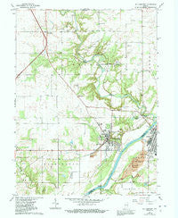 Williamsport Indiana Historical topographic map, 1:24000 scale, 7.5 X 7.5 Minute, Year 1962