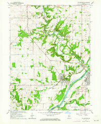 Williamsport Indiana Historical topographic map, 1:24000 scale, 7.5 X 7.5 Minute, Year 1962