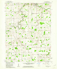 Willshire Ohio Historical topographic map, 1:24000 scale, 7.5 X 7.5 Minute, Year 1960