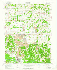 Winslow Indiana Historical topographic map, 1:24000 scale, 7.5 X 7.5 Minute, Year 1961
