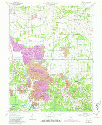 Winslow Indiana Historical topographic map, 1:24000 scale, 7.5 X 7.5 Minute, Year 1961