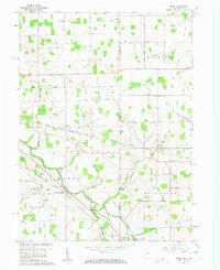 Wren Ohio Historical topographic map, 1:24000 scale, 7.5 X 7.5 Minute, Year 1960