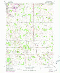 Wyatt Indiana Historical topographic map, 1:24000 scale, 7.5 X 7.5 Minute, Year 1961