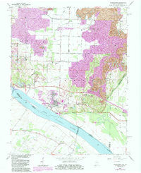 Yankeetown Indiana Historical topographic map, 1:24000 scale, 7.5 X 7.5 Minute, Year 1964