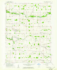 Young America Indiana Historical topographic map, 1:24000 scale, 7.5 X 7.5 Minute, Year 1959