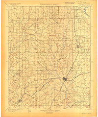 Vinita Oklahoma Historical topographic map, 1:125000 scale, 30 X 30 Minute, Year 1901