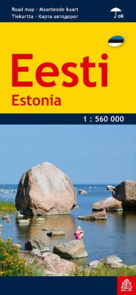 Buy map Eesti 1:560 000 Road map (laminated)