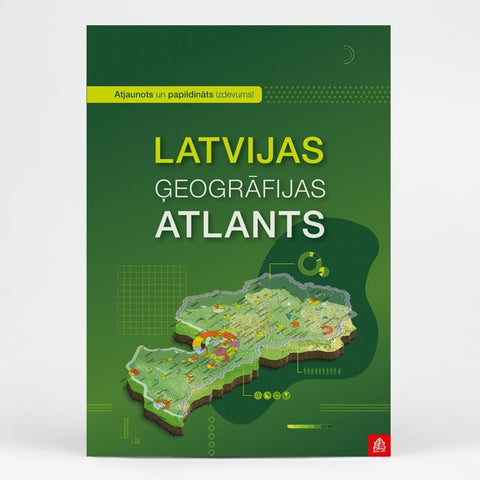 Buy map Latvijas geografijas atlants