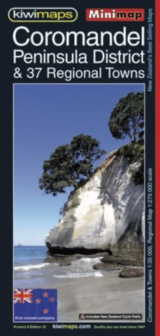 Buy map Coromandel Peninsula & Towns