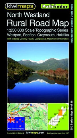 Buy map North Westland Rural Road Map