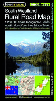 Buy map South Westland Rural Road Map