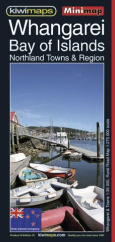 Buy map Whangarei + Bay of Islands