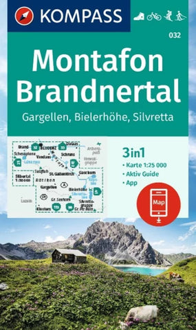 Buy map Montafon 1:25,000 Hiking Map