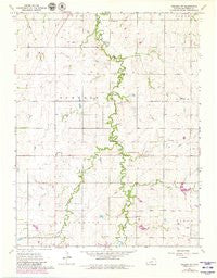 Abilene SW Kansas Historical topographic map, 1:24000 scale, 7.5 X 7.5 Minute, Year 1963