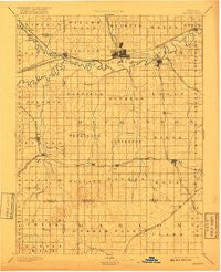 Abilene Kansas Historical topographic map, 1:125000 scale, 30 X 30 Minute, Year 1894