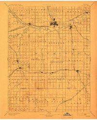 Abilene Kansas Historical topographic map, 1:125000 scale, 30 X 30 Minute, Year 1894
