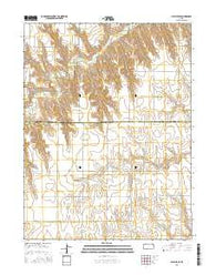Achilles SE Kansas Current topographic map, 1:24000 scale, 7.5 X 7.5 Minute, Year 2015