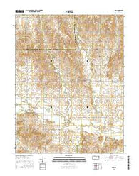 Ada Kansas Current topographic map, 1:24000 scale, 7.5 X 7.5 Minute, Year 2016