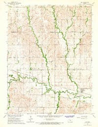 Ada Kansas Historical topographic map, 1:24000 scale, 7.5 X 7.5 Minute, Year 1964