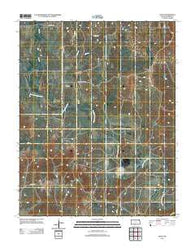 Aetna Kansas Historical topographic map, 1:24000 scale, 7.5 X 7.5 Minute, Year 2012