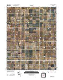 Albert SE Kansas Historical topographic map, 1:24000 scale, 7.5 X 7.5 Minute, Year 2012