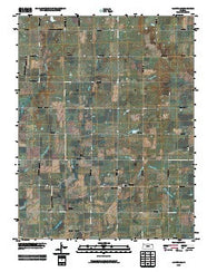 Aliceville Kansas Historical topographic map, 1:24000 scale, 7.5 X 7.5 Minute, Year 2009