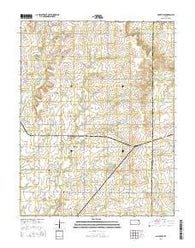 Aliceville Kansas Current topographic map, 1:24000 scale, 7.5 X 7.5 Minute, Year 2015