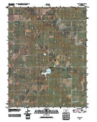 Allen SE Kansas Historical topographic map, 1:24000 scale, 7.5 X 7.5 Minute, Year 2009