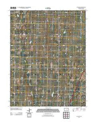 Allen SW Kansas Historical topographic map, 1:24000 scale, 7.5 X 7.5 Minute, Year 2012