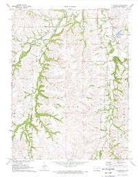 Allendorph Kansas Historical topographic map, 1:24000 scale, 7.5 X 7.5 Minute, Year 1971