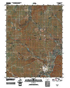 Alma Kansas Historical topographic map, 1:24000 scale, 7.5 X 7.5 Minute, Year 2009