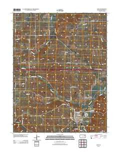 Alma Kansas Historical topographic map, 1:24000 scale, 7.5 X 7.5 Minute, Year 2012