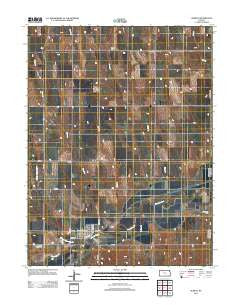 Almena Kansas Historical topographic map, 1:24000 scale, 7.5 X 7.5 Minute, Year 2012