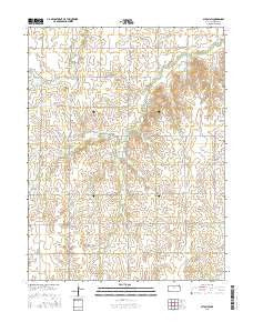 Alton SW Kansas Current topographic map, 1:24000 scale, 7.5 X 7.5 Minute, Year 2015