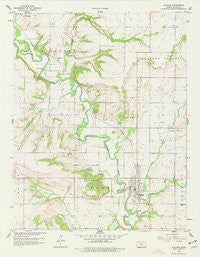 Altoona Kansas Historical topographic map, 1:24000 scale, 7.5 X 7.5 Minute, Year 1959