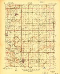 Altoona Kansas Historical topographic map, 1:48000 scale, 15 X 15 Minute, Year 1939