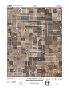 Amy SE Kansas Historical topographic map, 1:24000 scale, 7.5 X 7.5 Minute, Year 2012