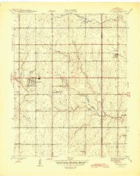 Andover Kansas Historical topographic map, 1:31680 scale, 7.5 X 7.5 Minute, Year 1945