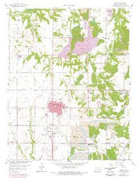 Arma Kansas Historical topographic map, 1:24000 scale, 7.5 X 7.5 Minute, Year 1959