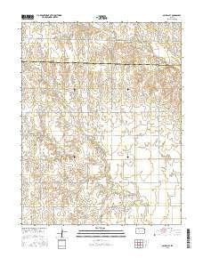Ash Valley Kansas Current topographic map, 1:24000 scale, 7.5 X 7.5 Minute, Year 2015