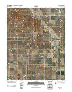 Ashland Kansas Historical topographic map, 1:24000 scale, 7.5 X 7.5 Minute, Year 2012