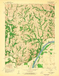 Atchison NE Kansas Historical topographic map, 1:24000 scale, 7.5 X 7.5 Minute, Year 1959