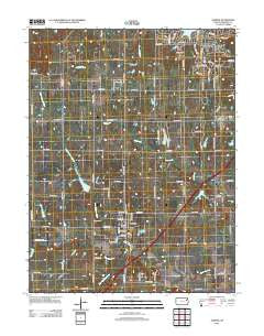 Auburn Kansas Historical topographic map, 1:24000 scale, 7.5 X 7.5 Minute, Year 2012