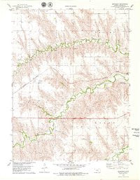 Beardsley Kansas Historical topographic map, 1:24000 scale, 7.5 X 7.5 Minute, Year 1978