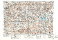 Beloit Kansas Historical topographic map, 1:250000 scale, 1 X 2 Degree, Year 1955