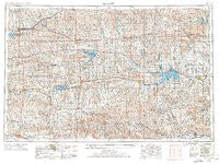 Beloit Kansas Historical topographic map, 1:250000 scale, 1 X 2 Degree, Year 1955