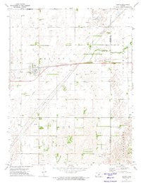 Belpre Kansas Historical topographic map, 1:24000 scale, 7.5 X 7.5 Minute, Year 1972